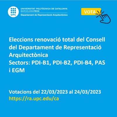 ELECCIONS RENOVACIÓ TOTAL CONSELL DRA