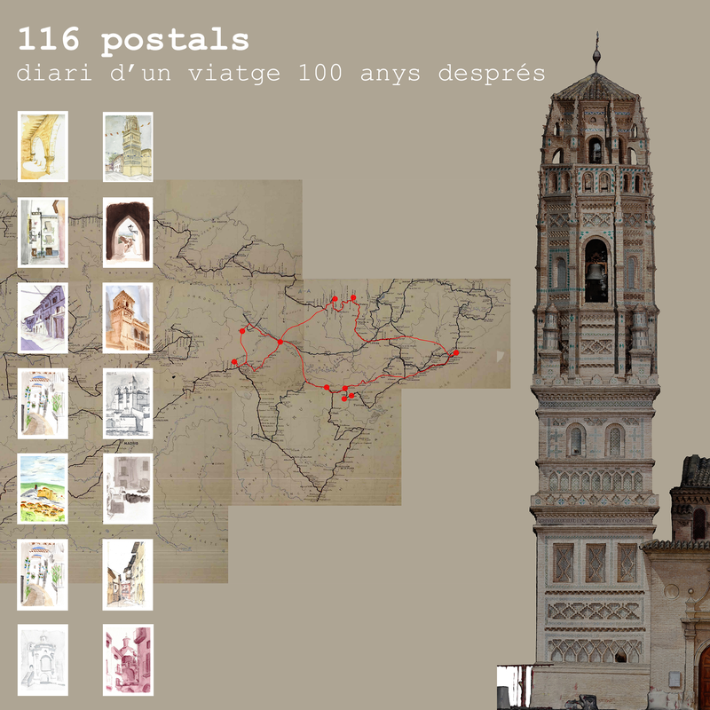 EXPOSICIÓ 116 POSTALS: Diari d'un viatge 100 anys després