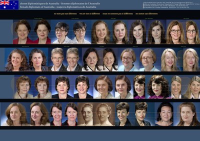 dones diplomàtiques de Australia - femmes diplomates de l'Australie - female diplomats of Australia - mujeres diplomáticas de Australia